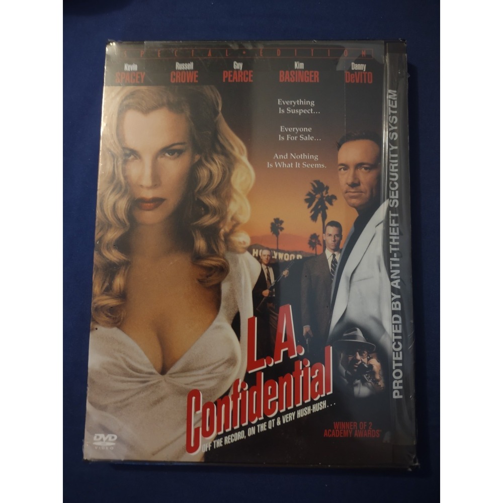 L.A. Confidential (DVD, 1998) Starring Russell Crowe Guy Pearce Kim Basinger